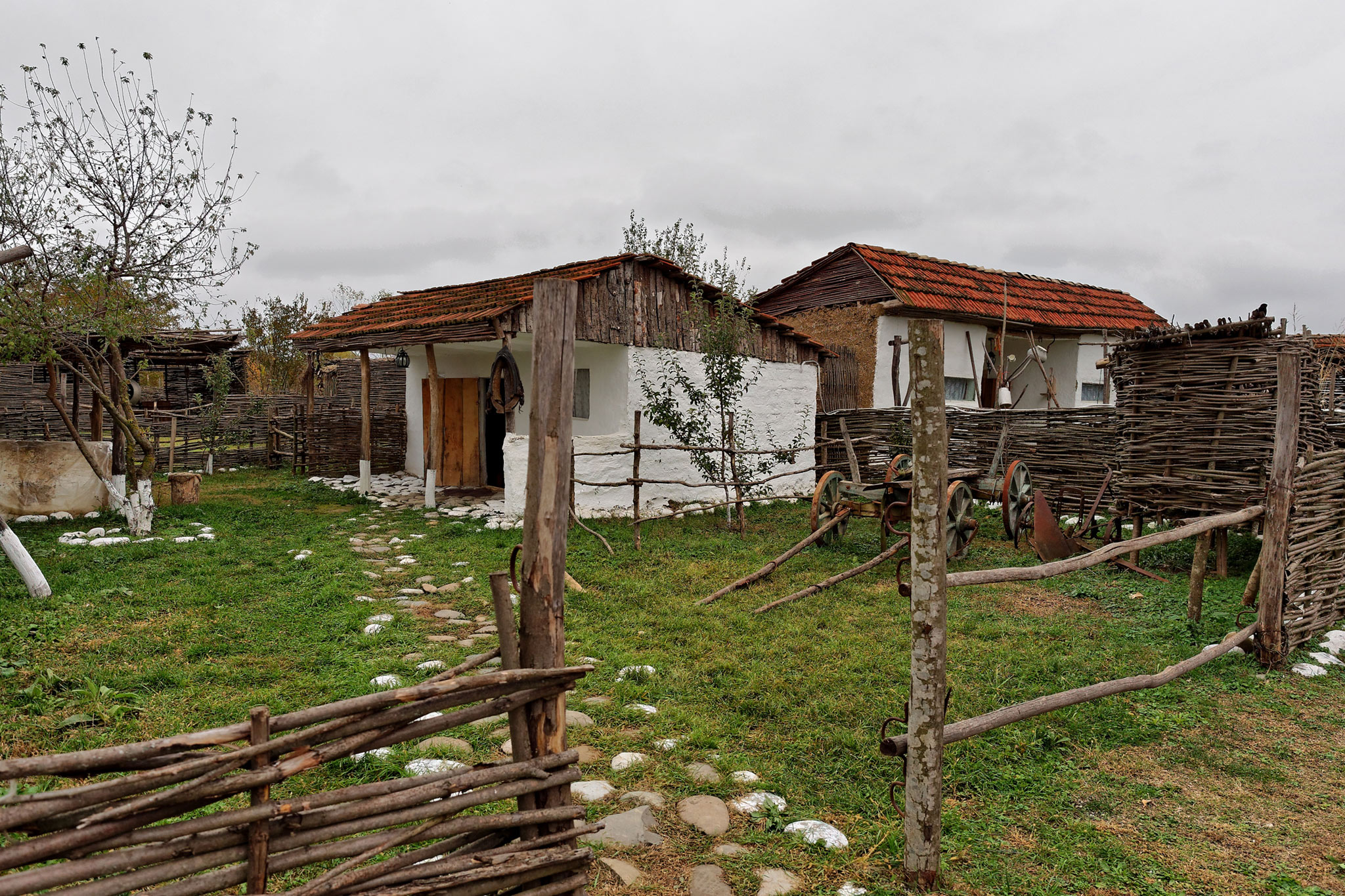 Герменчук. Архитектурно-этнографический музей Шира-Юрт (Chechen Republic.Germenchuk, the ethnographic complex Shira-Yurt)